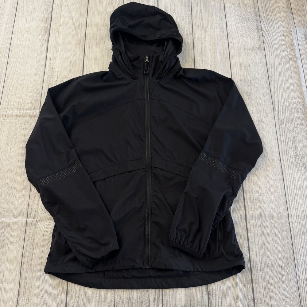 Roadrunner Sports Size S Women Running Lightweight Jacket Black Zipper Active